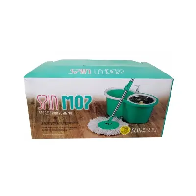 Picture of 360 Degree Rotating Spin Mop With Bucket & 2 Microfiber Heads MULTIPLE COLOR(Multi)