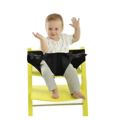 Picture of Portable Baby Travel Safety Stretchy Feeding Lunch Foldable Accessories Dining Chair Belt(Multicolor)