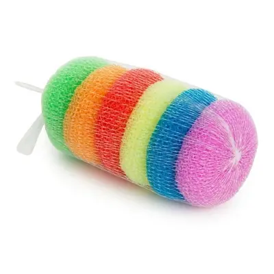 Picture of 6 Pieces Dish Wash Scrubber - Multi Color(Multicolor)