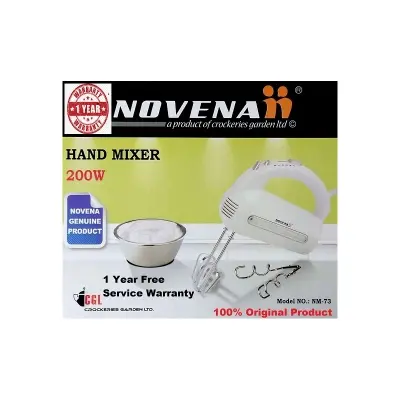 Picture of NOVENA 2 IN1 Egg Beater and Mixing NM73(White)