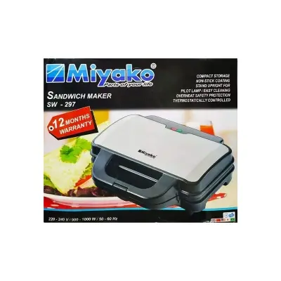 Picture of Miyako Big Size Bread Sandwich Maker SW 297(Multicolor)