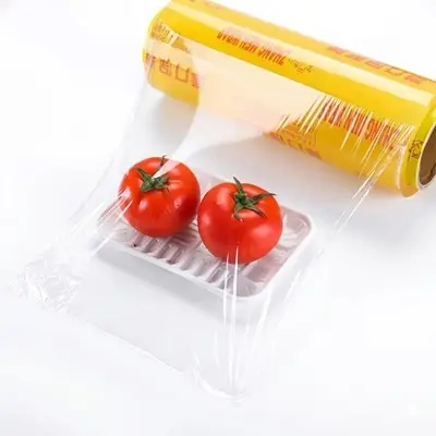 Picture of 12'' Inch YELLOW 2KG Wrapping Poly/ PVC Cling Film(Multicolor)