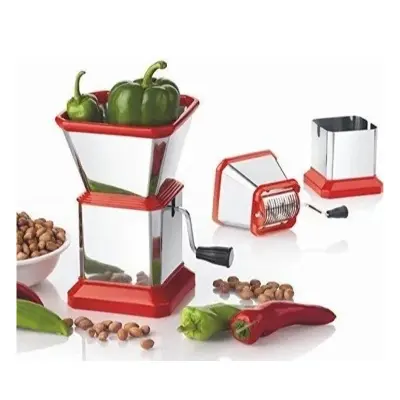 Picture of Stainless Steel Onion, Chilly, Dry Fruit and Vegetable Cutter Chopper(Multicolor)