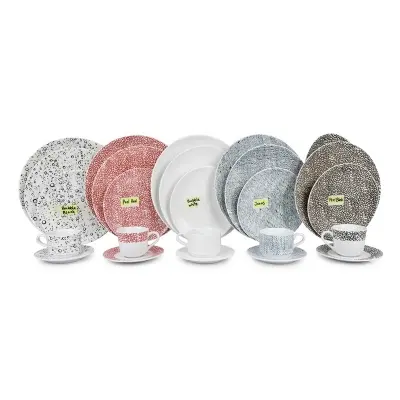 Picture of 52 Pieces Ariane Dinner Set Modern Design (DESIGNS AS PER PICTURES)(Multicolor)