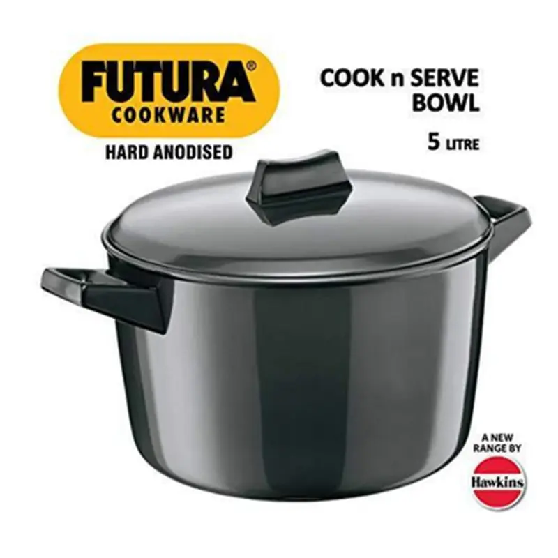 Picture of Hawkins Futura Hard Anodised Cook n Serve 5 Liter(Multicolor)