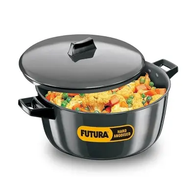 Picture of Hawkins Futura Hard Anodised Cook n Serve 6 Liter(Multicolor)