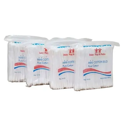 Picture of Thai Mini White High Quality Cotton Buds Pure Cotton 6 Packets(White)