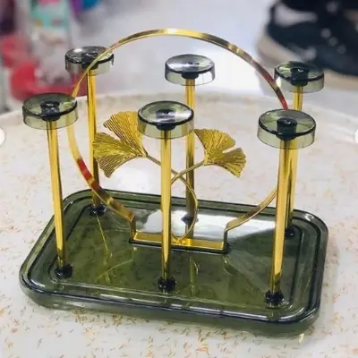 Picture of Rectangular Glass Holder - 6 Holder(Multicolor)