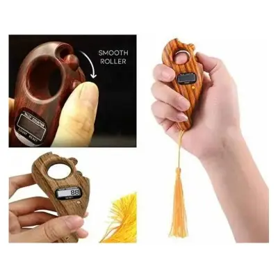 Picture of Finger Counter-Islamic Tasbih Bead Digital Finger Rotating Prayer Beads with Digital Counter Counter for Prayer Islamic Tasbih Muslim/ Digital Smart Tasbih