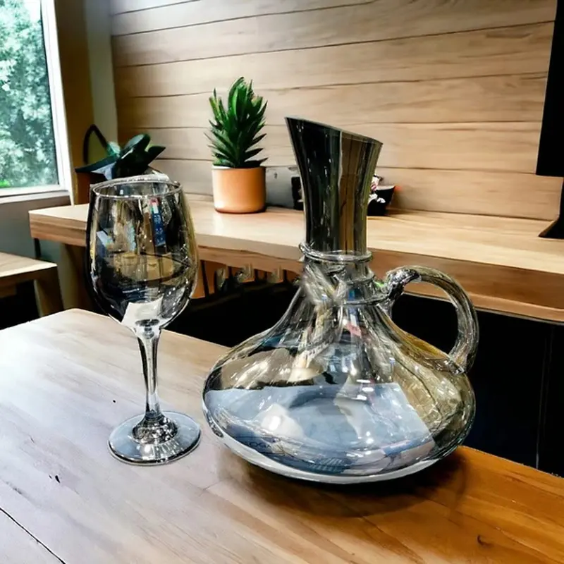 Picture of 7 Pcs Borosilicate Glass Water Juice Jug & Glass Set(Multicolor)