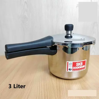 Picture of SKB Stainless Steel pressure cooker with whistle system 3 Liter(Multicolor)
