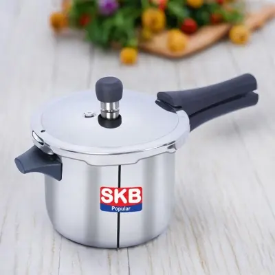 Picture of SKB Stainless Steel pressure cooker with whistle system 6 Liter(Multicolor)