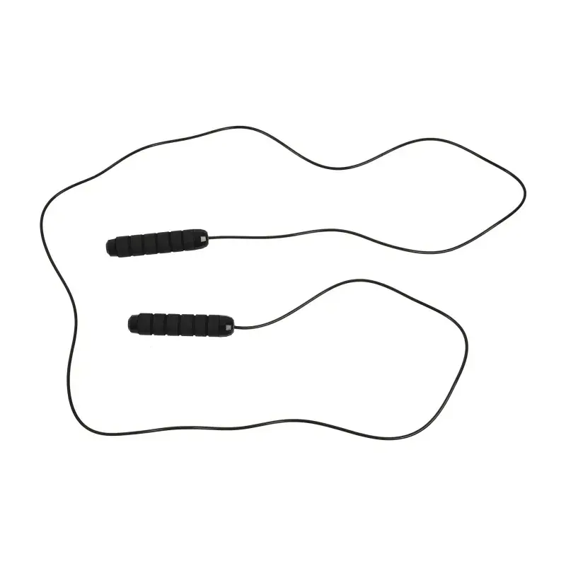 Picture of Jump Rope With Heavy Load Skipping Rope Steel Wire Jumping Ropes For Gym Fitness Training Jump Ropes Black(Black)