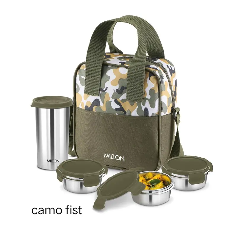Picture of Milton Camo Feast Stainless Steel Tiffin(Multicolor)