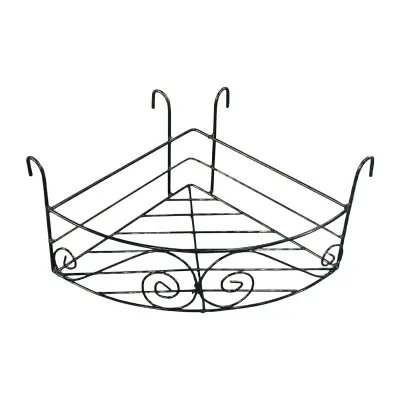 Picture of 1 PC Hanging Corner Mount Storage Rack Organizer Kitchen rack Furniture space savers 10 / 10 Inches(Multicolor)