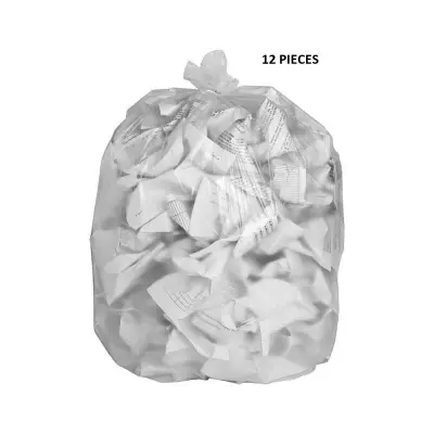 Picture of ট্র্যাশ ব্যাগ 18x24 ইঞ্চি উচ্চ মানের/আবর্জনা ব্যাগ/বর্জ্য ব্যাগ/লন্ড্রি ব্যাগ/স্টোরেজ ব্যাগ - dustbin(Transperent12)