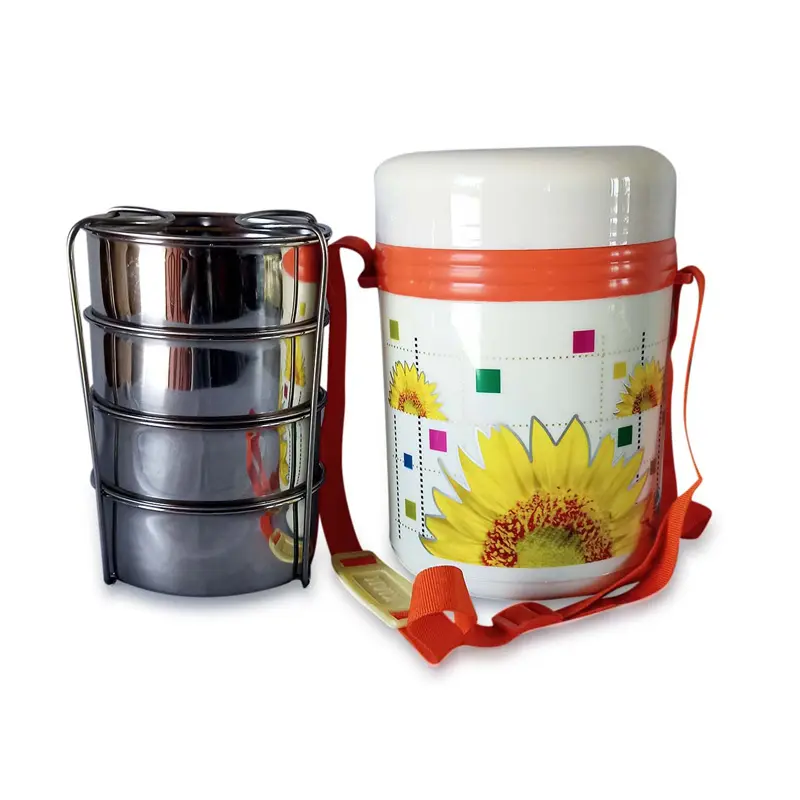Picture of Kiam 4 Bati Lunch Pot(Multicolor)