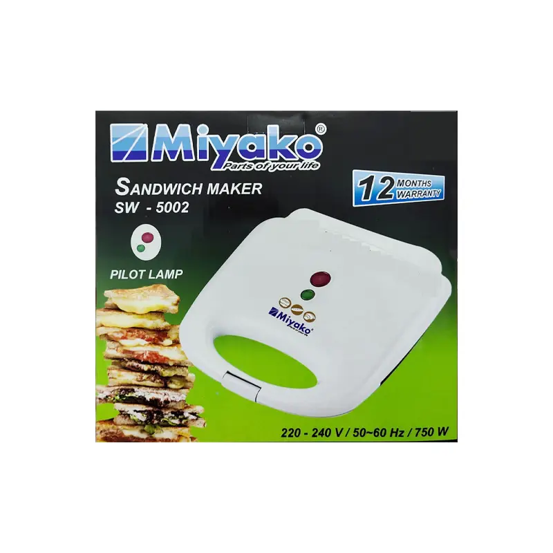 Picture of Miyako Sandwich Maker SW-5002 or 5001(Multicolor)