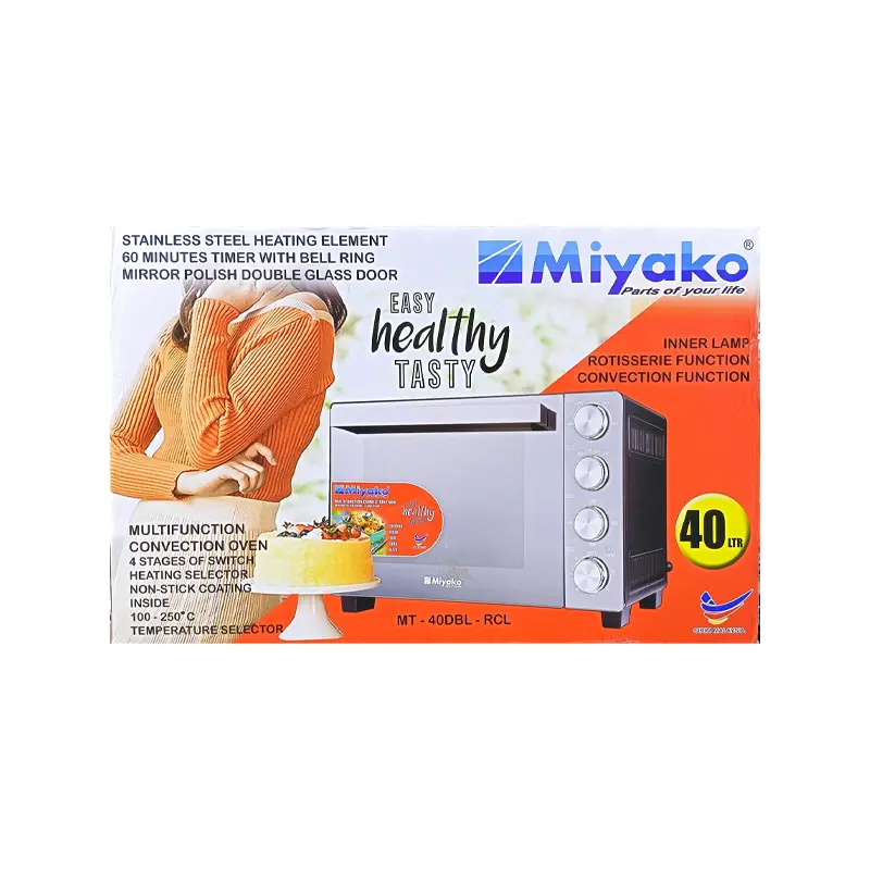 Picture of Miyako 40 Liter Convection Electric Oven MT -40DBL(Mixed)