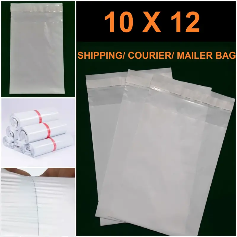 Picture of 10X12 Inch 50PCS Courier Shipping/ Courier/ Mailer Poly Bags (Packaging Material) Shipping Bags/ Stackers(Multicolor)