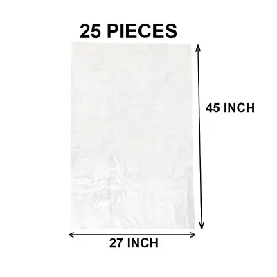 Picture of Clear (45" X27") 25PCS Trash Bag / Poly Bag / Garbage Bag / Moyla Felar Bag(Multicolor)