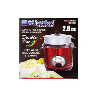 Picture of Miyako 2.8 LTR Double Pot Rice Cooker ASL-28-HC-DMD(Multicolor)
