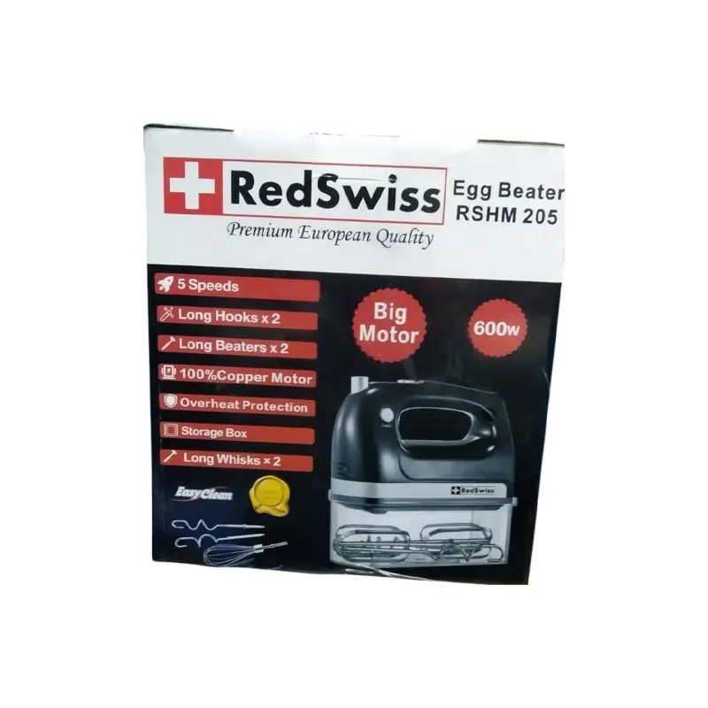 Picture of 600WATT RedSwiss 2 IN1 Egg Beater and Mixer RSHM-205(Multicolor205)