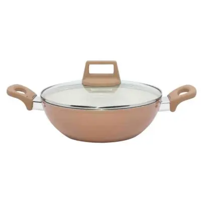 Picture of 26CM Kiam Multipan With Glass Lid CERAMIC(Multicolor)