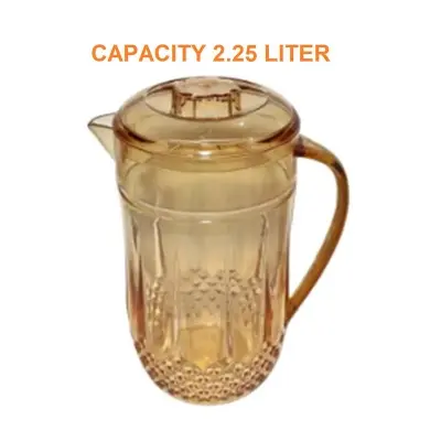 Picture of Crystal Transparent Classic Water Jug 2.25 L - Premium Water Jug(Multicolor,2.200)