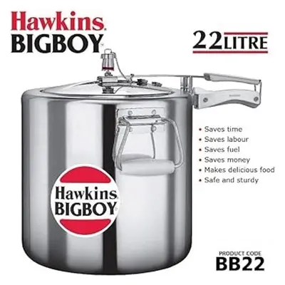 Picture of Hawkins Pressure Cooker/ Hawkins Bigboy 22 Litre(Silver)