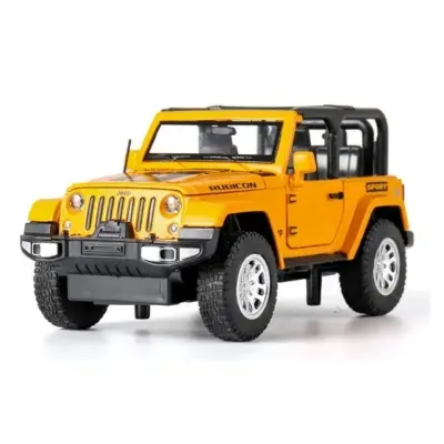 Picture of 1 PC 1:32 High Simulation Jeep Wrangler Rubicon 1941 convertible Diecast Car sound and light alloy car model children's off-road vehicle model Car(Multicolor)
