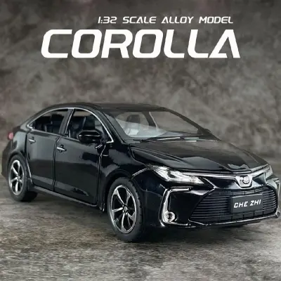 Picture of Toyota Corolla 1:32 Die Cast BLACK Model Car(Multicolor)