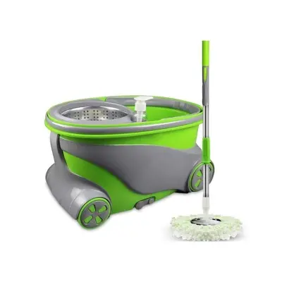 Picture of 360 Degree Rotating Spin Mop With Bucket & 2 Microfiber Heads MULTICOLOUR(Multicolor)