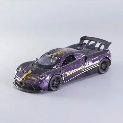 Picture of 1PC Pagani 1:36 alloy sports car model children's pull back car boy baby door opening toy car racing(Multicolor)