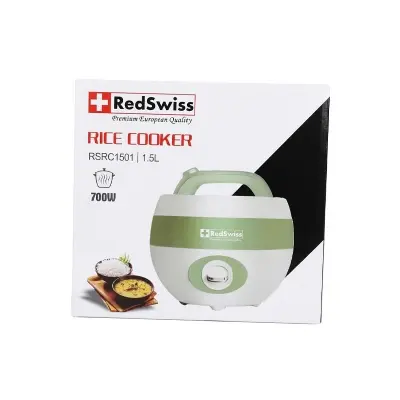 Picture of 1.5 Liter Red Swiss Rice Cooker RSRC-1501(Multicolor)