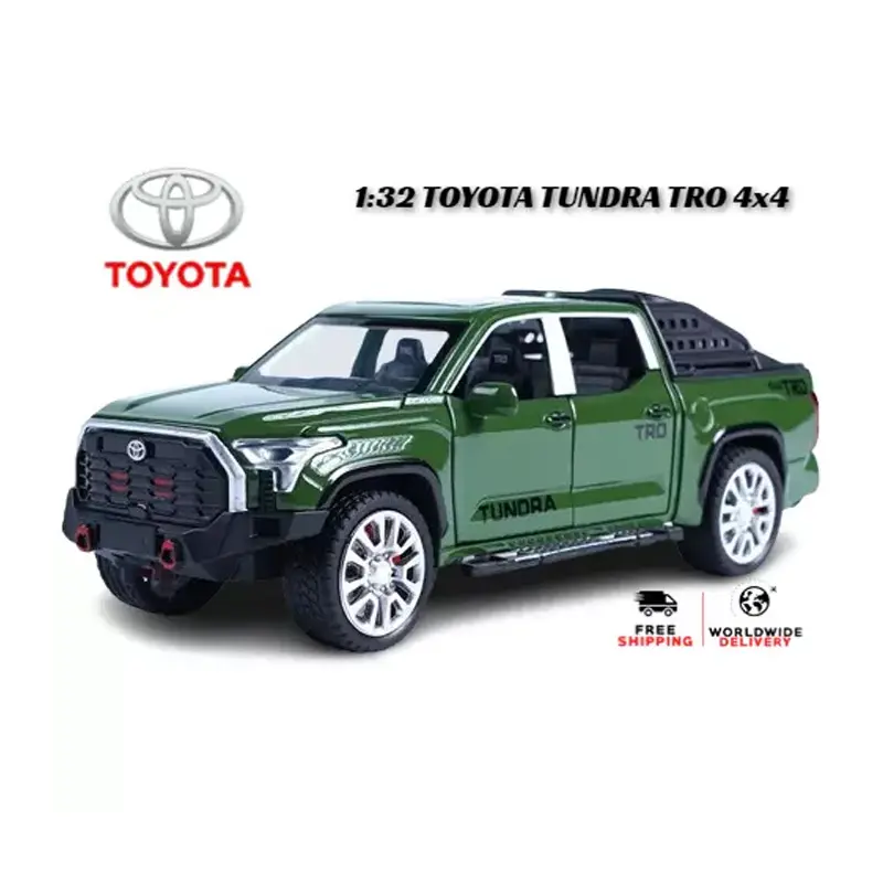 Picture of 1 PC 1/32 Toyota Tundra TRO 4X4 Alloy Pickup Model Car(Multicolor)