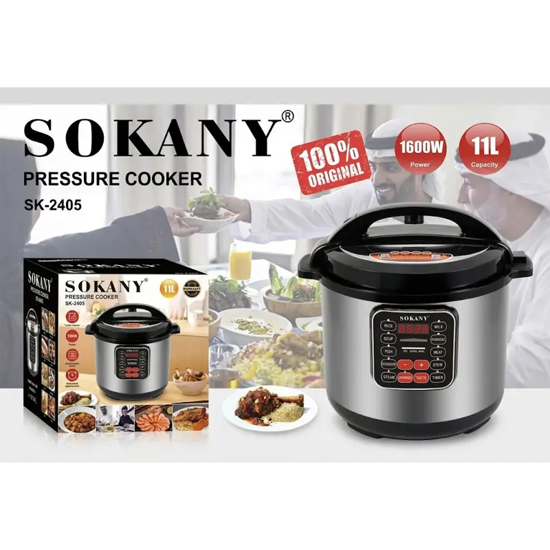 Picture of 11 Liter Sokany 1600 WATT Electric Pressure Cooker SK-2405(Multicolor)