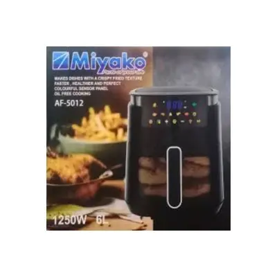 Picture of 6 Liter Miyako Air Fryer AF-5012 Digital Touch Control Panel(Multicolor)