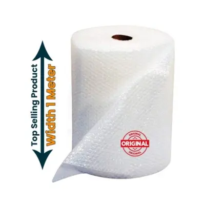 Picture of 50 Meter Bubble Wrap | Single Side Bubble Wrap | Packaging Material | Width 41 Inch Premium Quality(Multicolor)