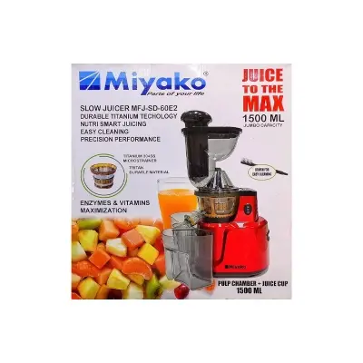 Picture of Miyako 1500ML Slow Juicer MFJ-SD-60E2(Multicolor)