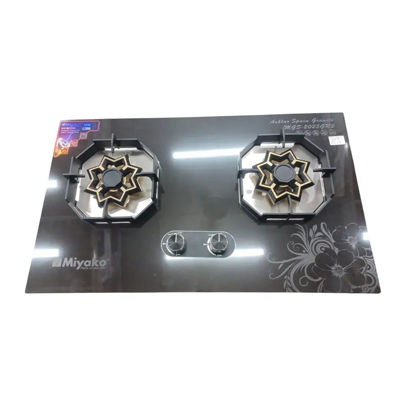 Picture of Miyako 2 Burner Gas Stove MGS2025GR2