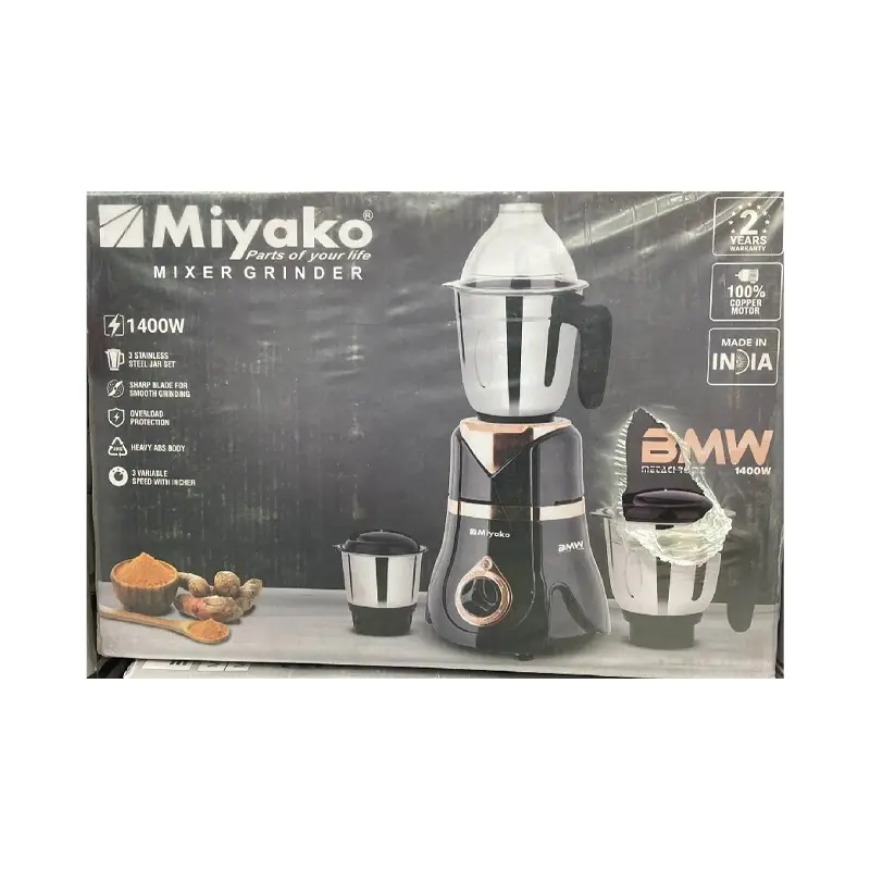 Picture of 1400 WATT Miyako 3 In 1 Blender & Mixer Grinder BMW