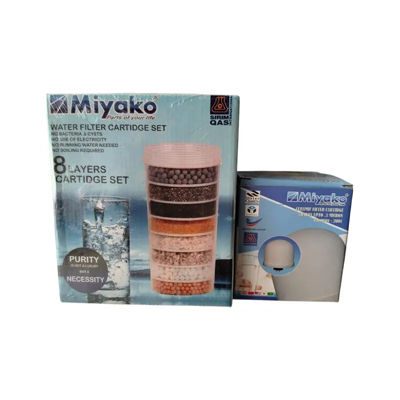 Picture of 1PC Miyako 8-Layer Water Filter Cartridge Set & Miyako Dome