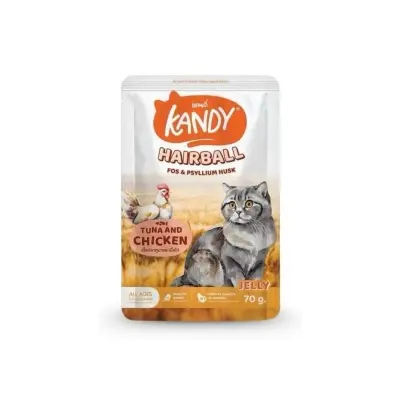 Picture of 1PC Kandy Cat Wet Food Hairball Formula 70g(70 gm,)