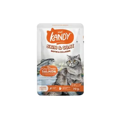 Picture of 1 PC Kandy Cat Wet Food Skin & Coat Formula 70g(70 gm,)