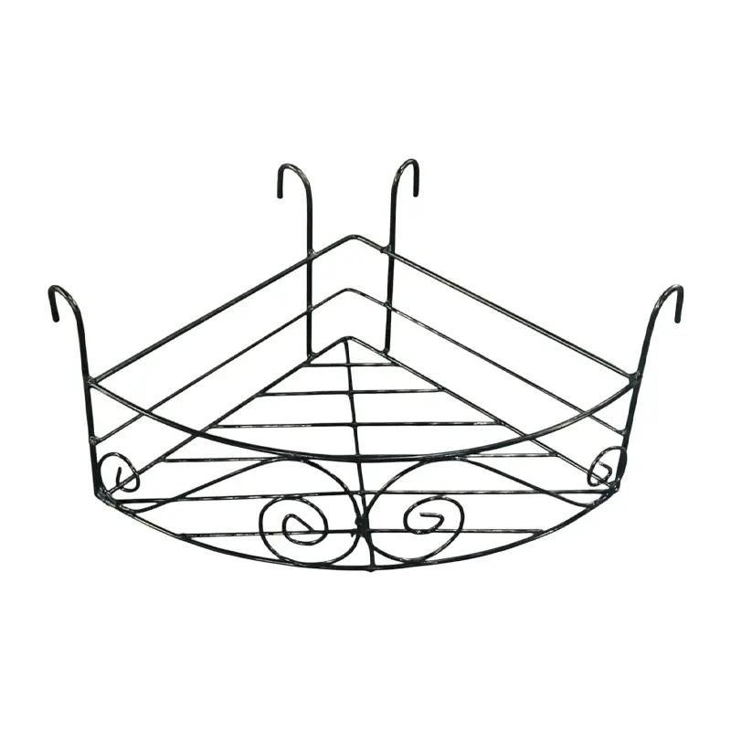 Picture of 1PC Hanging Corner Mount Storage Rack Organizer Kitchen rack Furniture space savers 10 / 10 Inches(Multicolor)