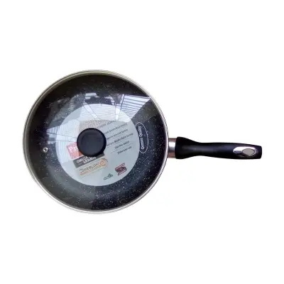 Picture of Prestiege INDUCTION Fry pan 22 cm with glass lid(Black)