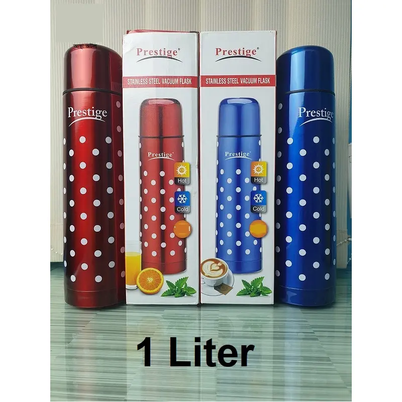 Picture of 1000ML/ 1 LITRE ALL STEEL HOT/COLD WATER FLASK/TEA FLASKS/VACUUM BOTTLE(Multicolor1000)