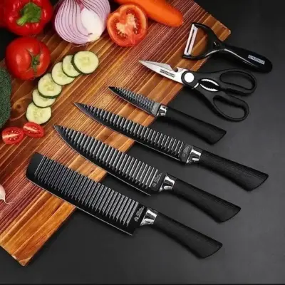 Picture of Kitchen tools Zepter 6 Pcs Set Non Stick Coating Stainless Steel(Black)