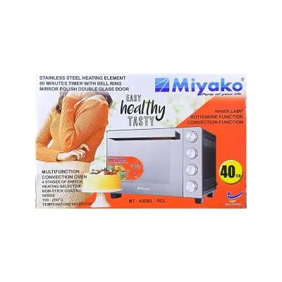 Picture of Miyako 40 Liter Convection Electric Oven MT -40DBL(Mixed)